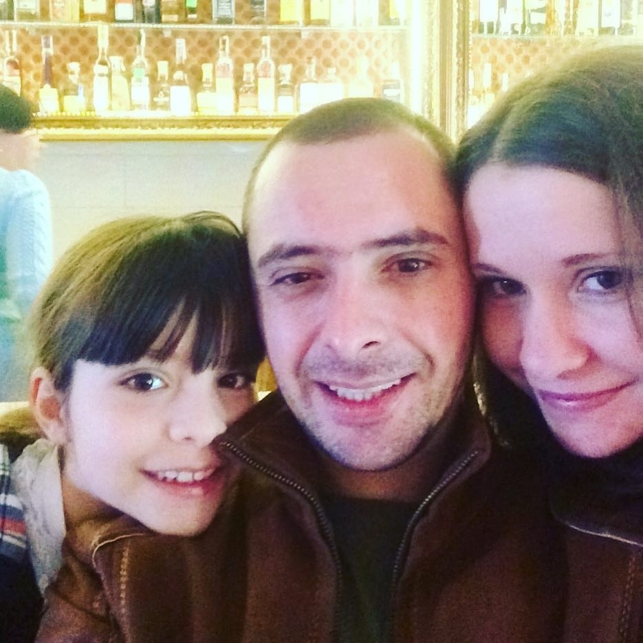 Олександр з дружиною і донькою до нещасного випадку