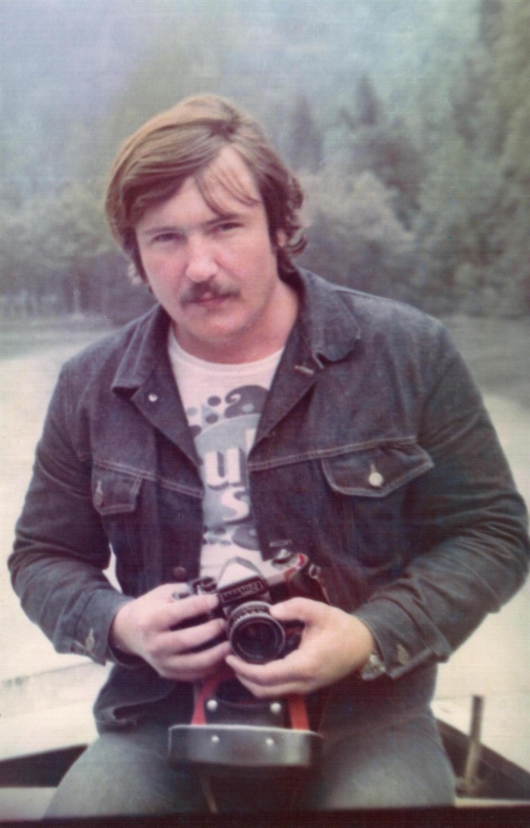Один з кольорових фотопортретів Володимира Івасюка, який зробив фотохудожник Любомир Криса.