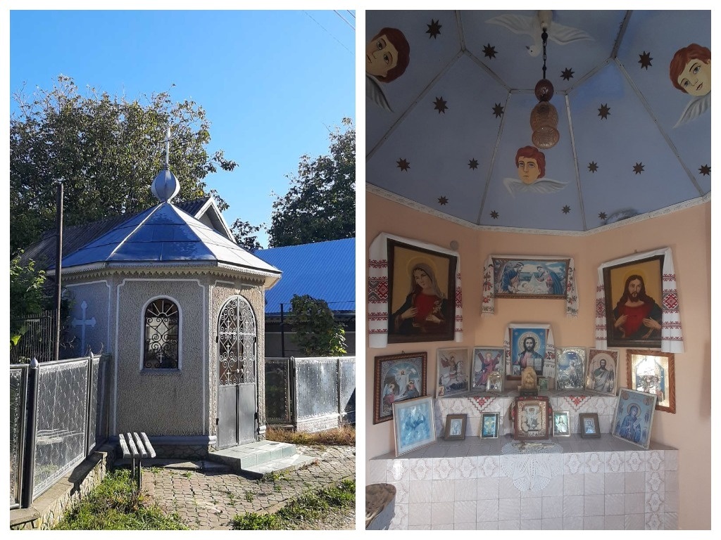 Капличка на вулиці Черняховського, біля оселі сім’ї Герман. 